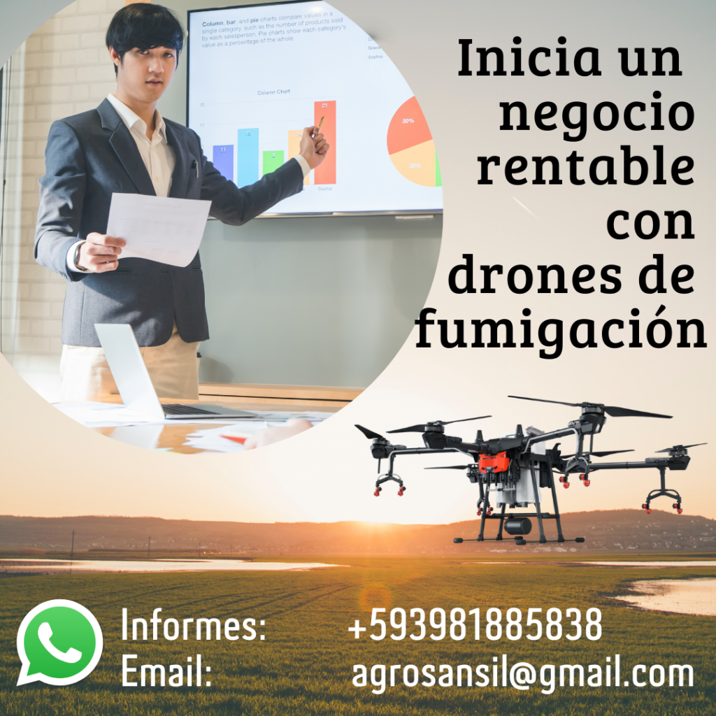 DRONES DE FUMIGACIÓN